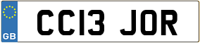 Truck License Plate